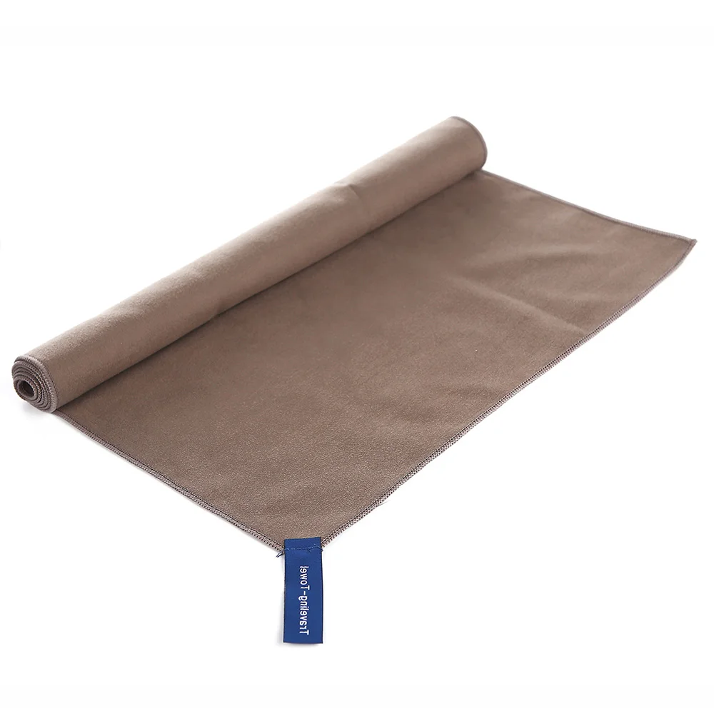 Zipsoft Брендовые спортивные полотенца 35*75 см спортивное полотенце для рук и лица маленькая быстросохнущая микрофибра ткань для путешествий кемпинга Антибактериальная - Цвет: Коричневый