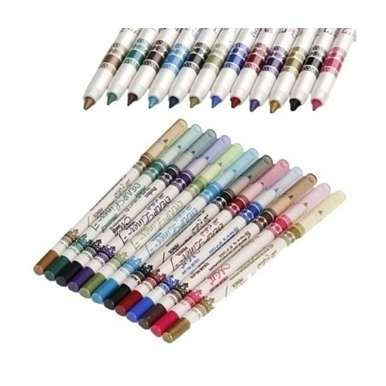 12 Color Eyeshadow EyeLiner Glitter Lip Pencil Shimmer Pen Makeup Cosmetic Set (2)