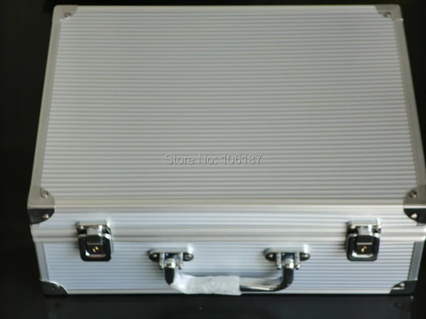 Professional Silver high quality Aluminum Tattoo Kit case & Tattoo box
