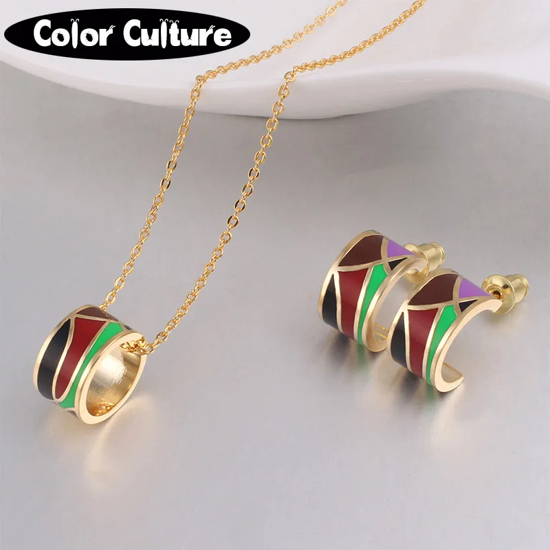 Download TOP Quality Small Enamel Jewelry Sets Women Elegant Color ...