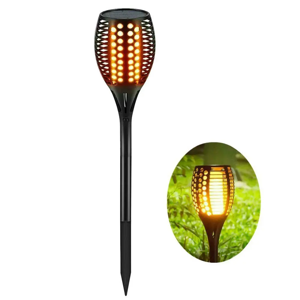 

Solar Garden Lights, Solar Torch Light, Solar Powered LED Flame Effect Light, Outdoor Landscape Decoration Path Lighting, Dusk