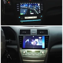 Navirider Android 9,0 автомобильный радиоплеер для toyota camry 2007 2011 Автомобильный gps головное устройство мультимедийная поддержка aux камеры и рулевого управления