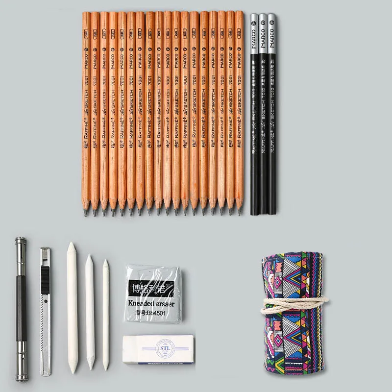 Marco marie's sketch set 13/20 pencil drawing drawing tool pencil pencil exam special painting card sketch pen art supplies