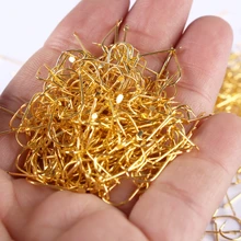 500 шт./партия, карманный крючок из высокоуглеродистой стали, красный/черный/золотой рыболовный крючок, изогнутый крючок, маленький карась для озера