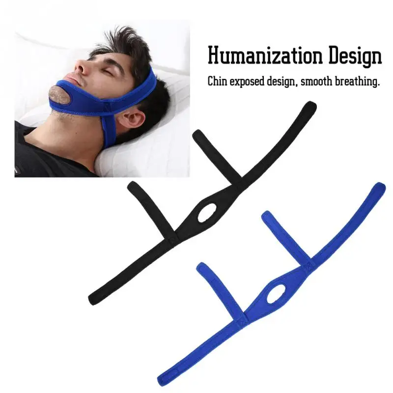 

2 Colors Unisex Sleeping Anti Snoring Stop Snoring Headband Jaw Support Strap Belt Care
