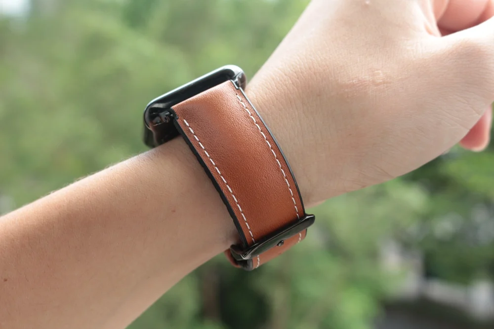 URVOI band for apple watch series1 2 leather strap for iwatch belt high quality breathable TPU back leather face design 38 42mm18