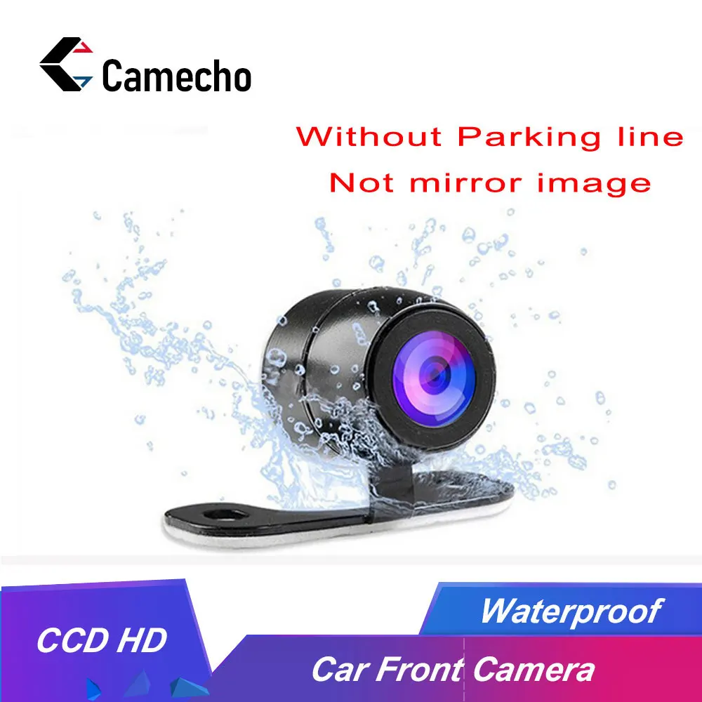 

Camecho Car Front View Camera Auto CCD HD Backup Rear View Camera Rear Monitor Parking Assistance Waterproof Camera Reverse