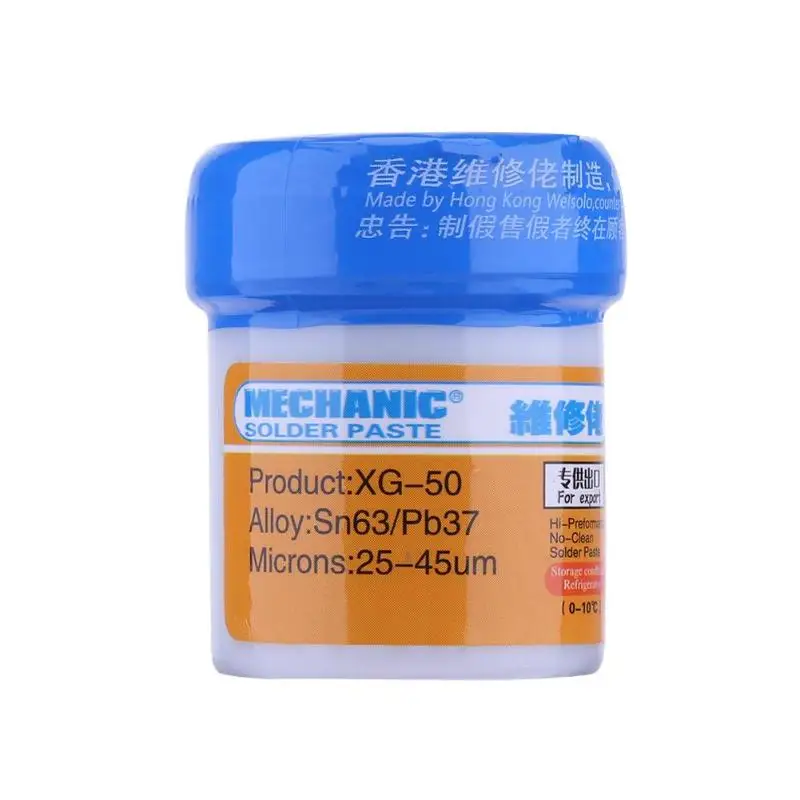 2 шт. механик паяльник сварочная паста Флюс XG-50 BGA SMD SMT Sn63/Pb37 паяльная станция паяльник ремонт сварочный инструмент