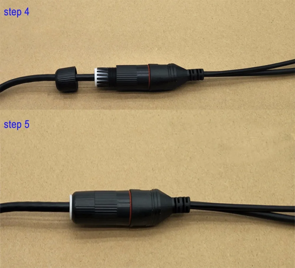 10 шт 24 V Водонепроницаемый нестандартных PoE разветвитель RJ45 адаптер DC 5,5x2,1 мм Кабельный разъем