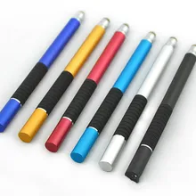 Магнитный материал головка+ присоска два в одной емкости стилус высококачественная металлическая щетка стилус для всех смартфонов и Pad