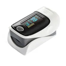 Pudcoco 1 шт. измеритель кислорода в крови SPO2 OLED Пульс пульсометр оксиметр серый и синий