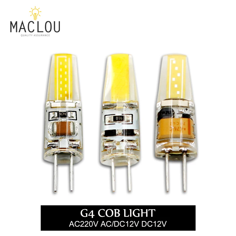 

G4 Led Light Bulb Lamp DC AC COB 12V 220V Dimming Halogen LED Lighting Bulb Bombillas Lamparas Chandelier Spotlight led for Home
