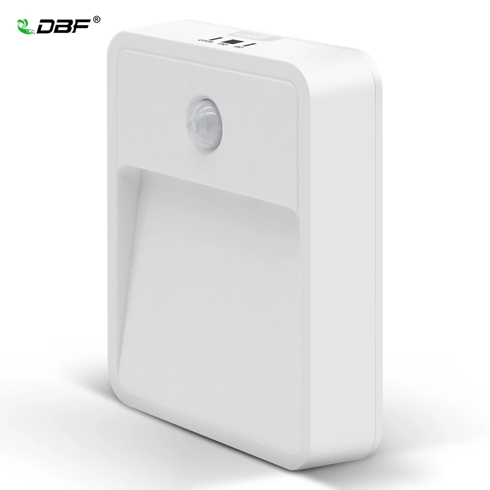 

[DBF]Infrared PIR Motion Sensor 2 Led Night Light Wireless Detector Light Wall Lamp Light Auto On/Off Closet AAA Battery Powered