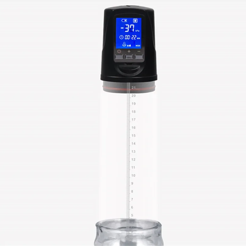  Agrandar el pene bomba Usb recargable automática LED para agrandar el pene ayuda eléctrica impotenc