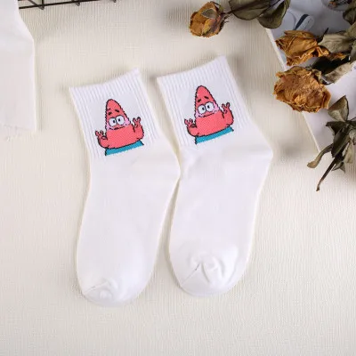 Носки для девочек; милые элегантные милые хлопковые женские носки с героями мультфильмов; повседневные короткие носки с изображением животных - Цвет: Model A7