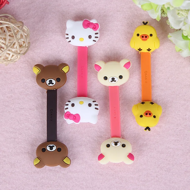 Buy 10pcs/lot Kawaii Hello kitty Bear Cartoon Cable
