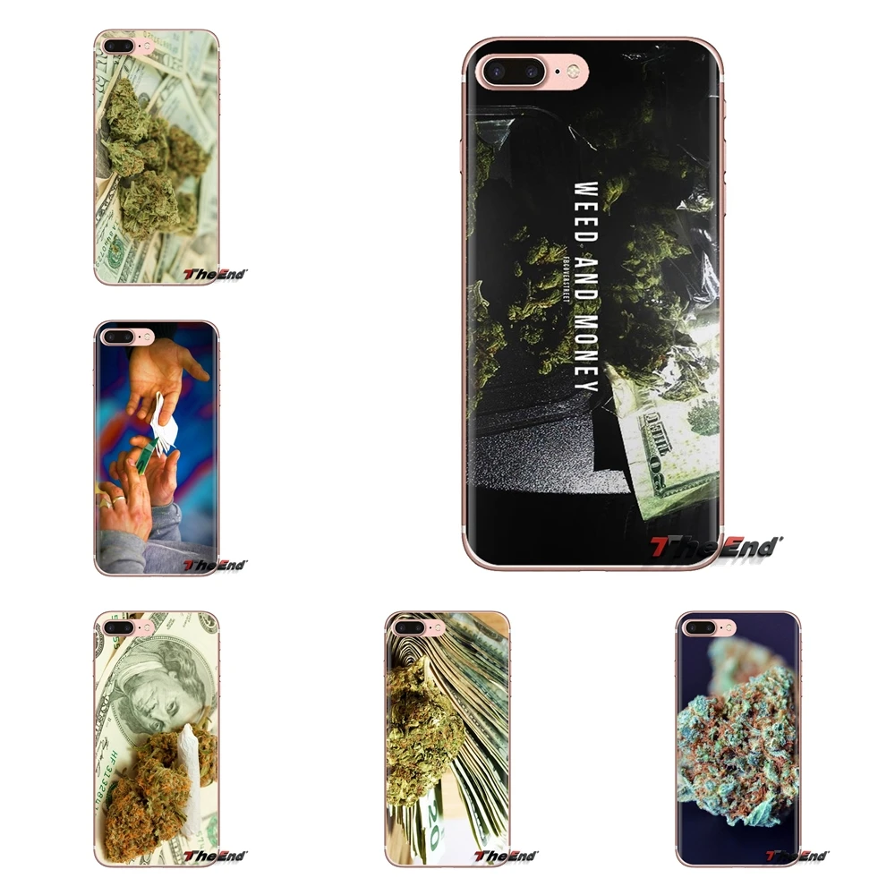 

For iPod Touch Apple iPhone 4 4S 5 5S SE 5C 6 6S 7 8 X XR XS Plus MAX Drug Dealer Money Weed Art Soft Transparent Shell Covers