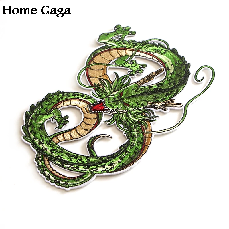 

Homegaga Dragon ball z Shenron Jacket big size Patches Embroidered Iron On Accessory New Arrival cosplay clothing Stickers D1268