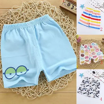 

HobbyLane 20 Colors Summer Boys Cotton Shorts Casual Cute Printing Elastic Waist Short Pants for Kids Children
