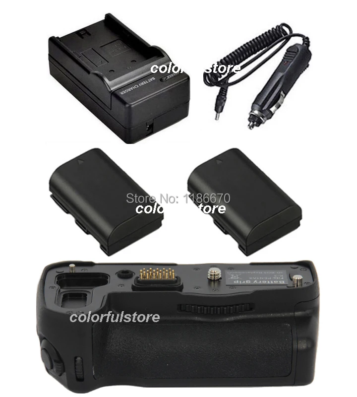 

Pro Battery Handle Hand Grip Pack Holder Vertical Power Shutter For Pentax K3 K-3 SLR Camera as D-BG5 + 2 x D-LI90 + Car Charger