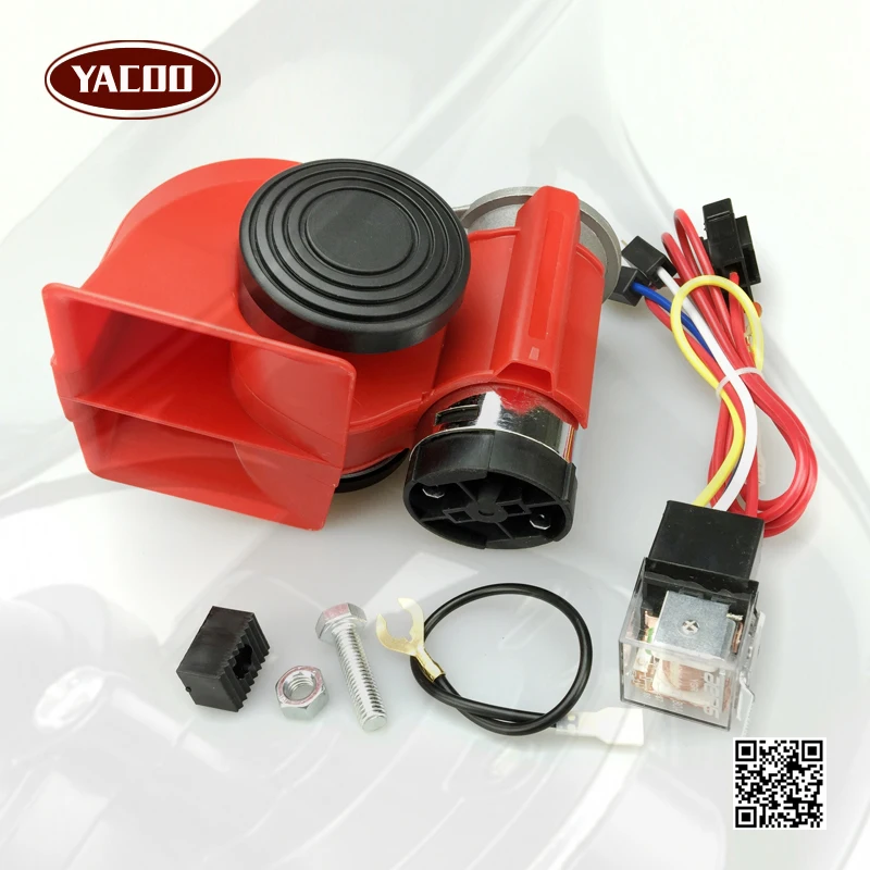 12V 140db Air Horn Snail Compact For Car Truck Van Vehicle Motorcycle Boat Bike New