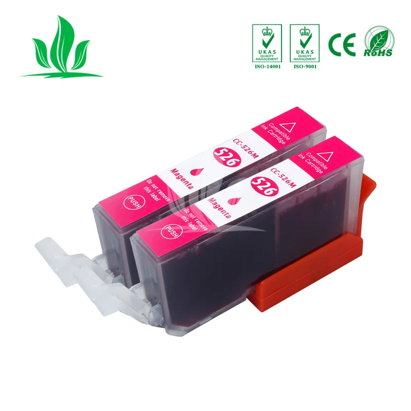 2 шт. 525XL 526XL чернильных картриджей совместим с Canon PIXMA MG6100 MG6150 MG5250 MG8150 PRINTER3 |