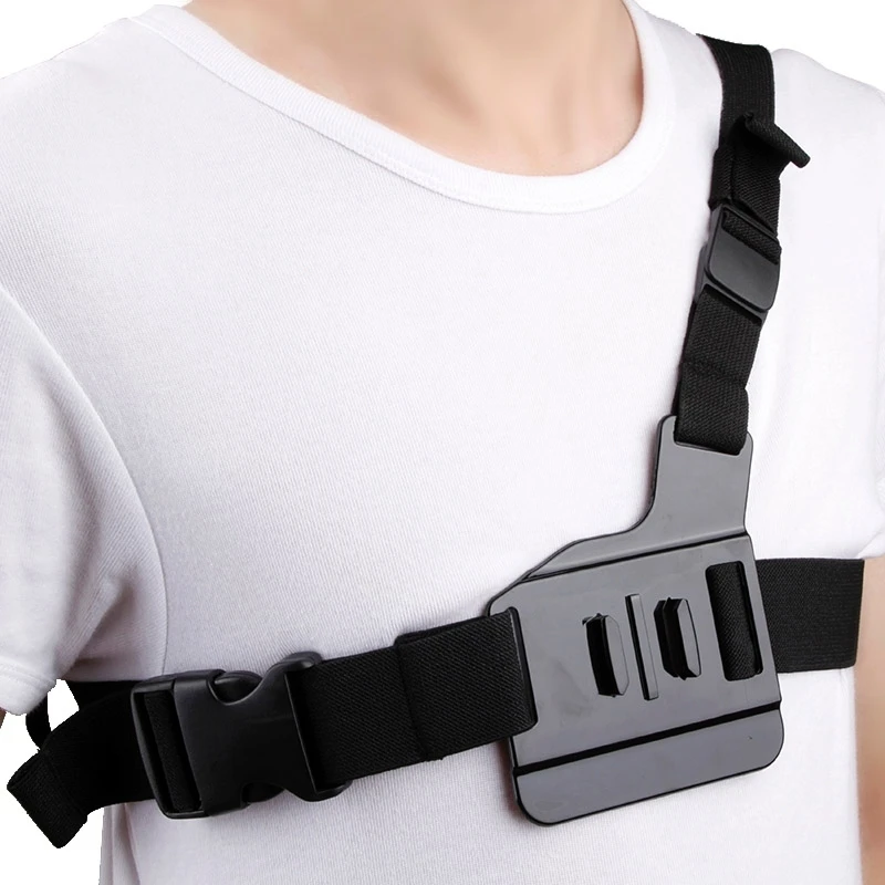 

Xiao Mi Yi Gopro Hero 4/3/3+/2 Accessories Chest Belt Action Camera Holder Sport Cam SJ4000 Strap Mount Adjustable Go pro Hero4