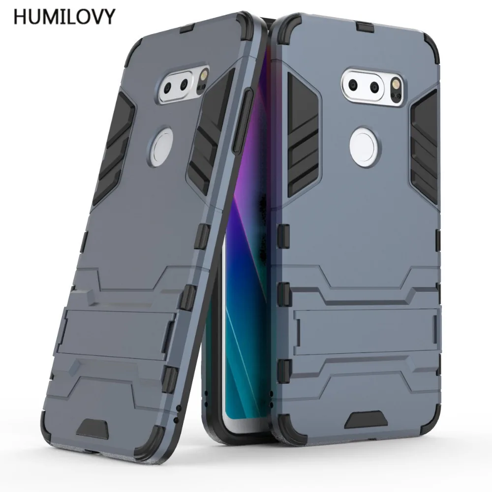 

For Armor Case LG V30S Case for LG V30S Cover Robot Silicone Rubber Hard Back Phone Cover For LG V30S ThinQ / v30s+ Case Fundas
