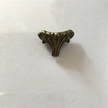 Antique Corner Protectors,Bronze Tone,Case Box Corners For Furniture Decoration ,19x11mm,8pcs