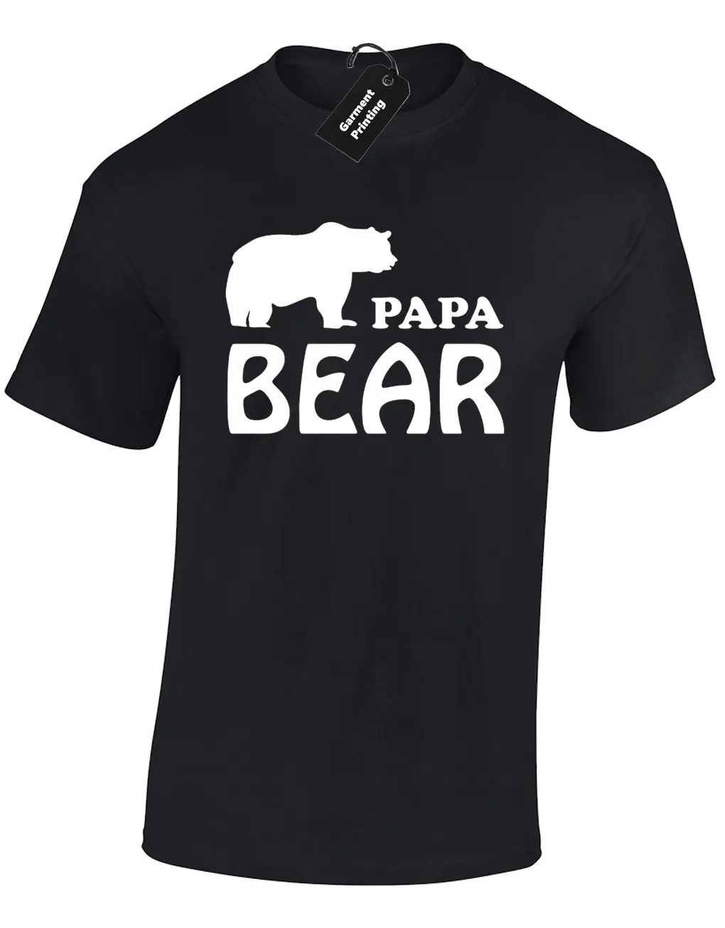 Мужская футболка с надписью PAPA BEAR модная повседневная унисекс MOTHER DADDY TUMBLR | одежда