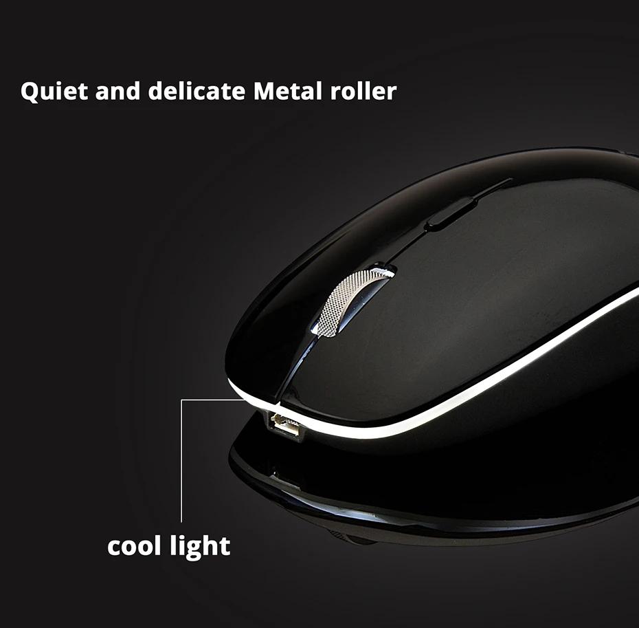 Ajazz A3008 2.4G Wireless Mechanical Keyboard & Mouse Combos White Backlit Blue Switches Keyboard 1600DPI Mouse  (12)