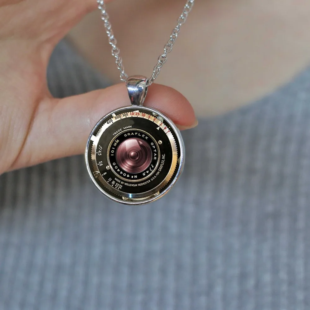Винтажное ожерелье с подвеской в виде камеры под старину|black jewelry|vintage camera necklacecamera