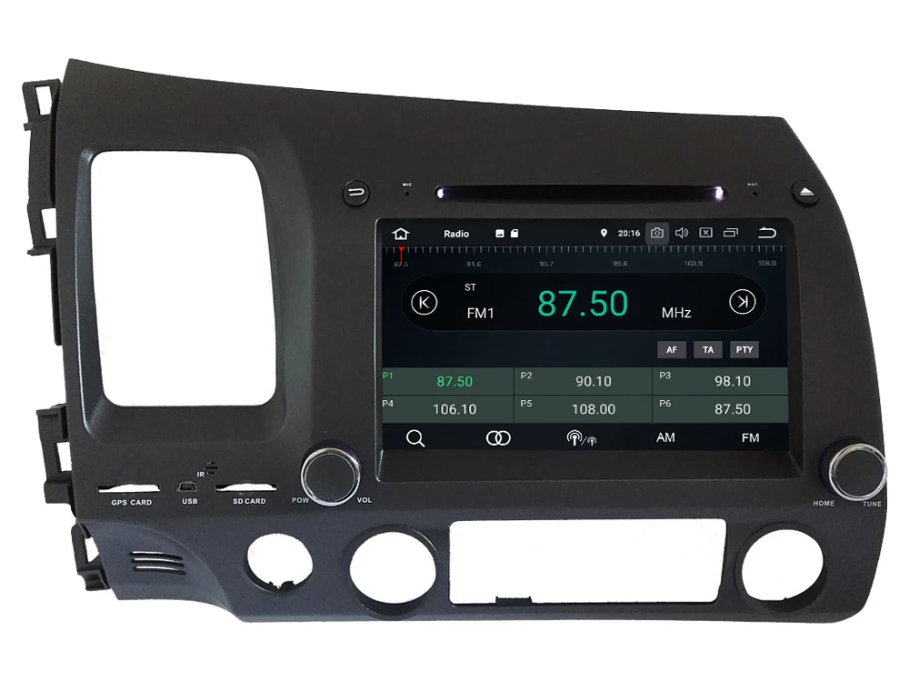 Clearance KLYDE 8" Android 8.0 4G WIFI Octa Core PX5 4GB RAM 32GB ROM Car DVD Player Radio Stereo GPS Navigation For Honda Civic 2006-2011 2