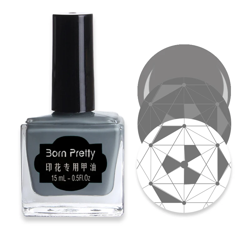 BORN PRETTY 15 мл/6 мл Candy Nail colors Nail Art Лак для стемпинга Sweet style стемпинг ногтей покрытие 52 Цвета в наличии