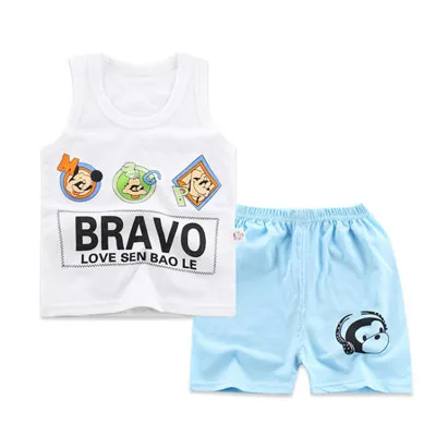 BOVURRL/ г. Модная одежда для маленьких мальчиков топы с карманами, жилет и штаны комплект одежды из 2 предметов, одежда для мальчиков и девочек - Цвет: letter
