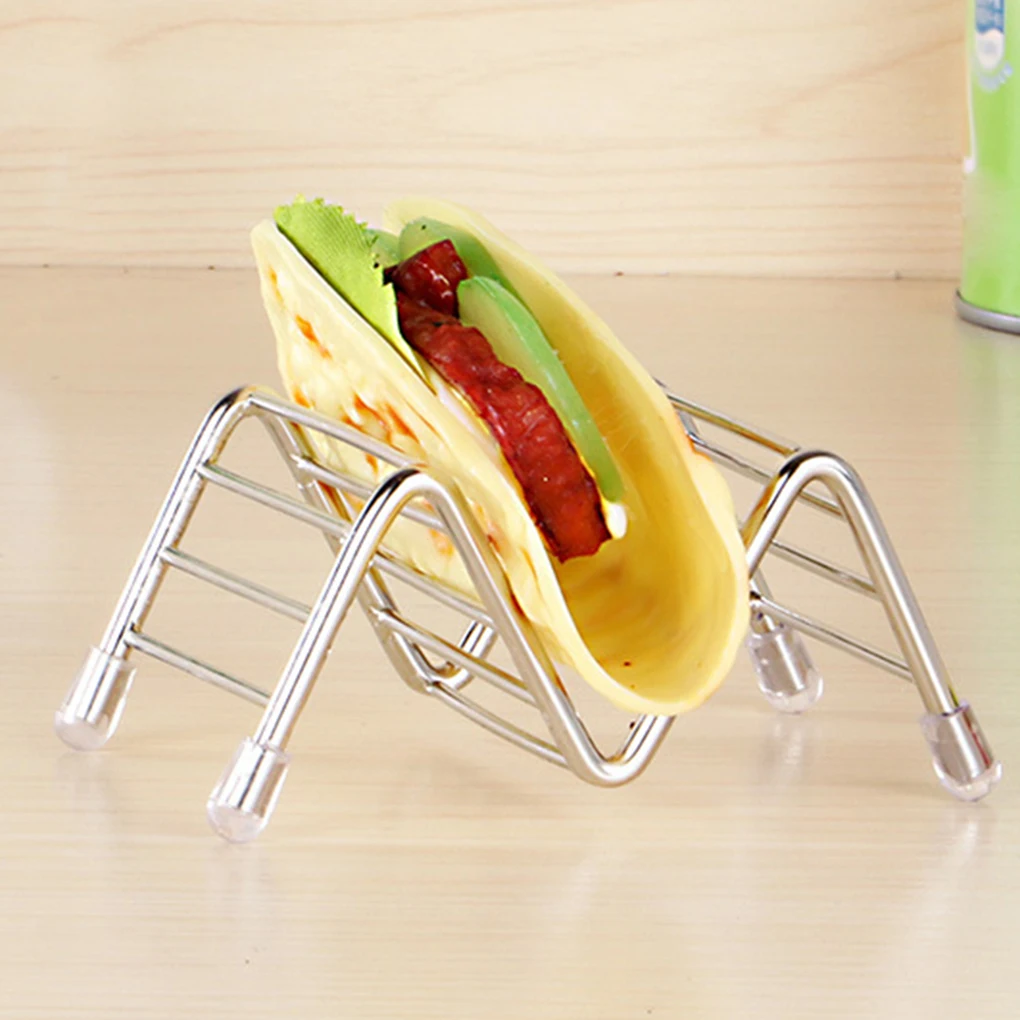 Taco держатель подставка из нержавеющей стали устойчивая стойка Кронштейн Лоток