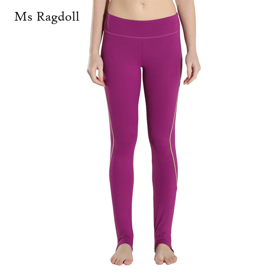 Step On The Foot Thick Legging Stretched trousers Women Sports Pants
