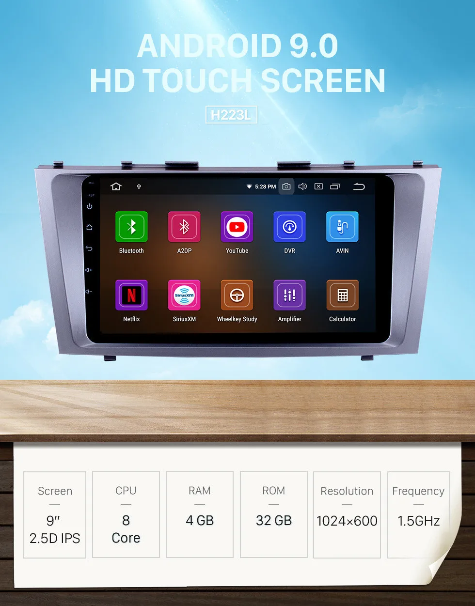 Best Seicane Android 9.0 9" GPS Car Radio For Toyota CAMRY 2007 2008 2009 2010 2011 One Din Multimedia Player Touchscreen Head Unit 0