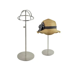Из металла hat отображать Hat стенд Gold hat стеллаж нержавеющая сталь шляпу крышка держателя дисплей hh014-matte серебро