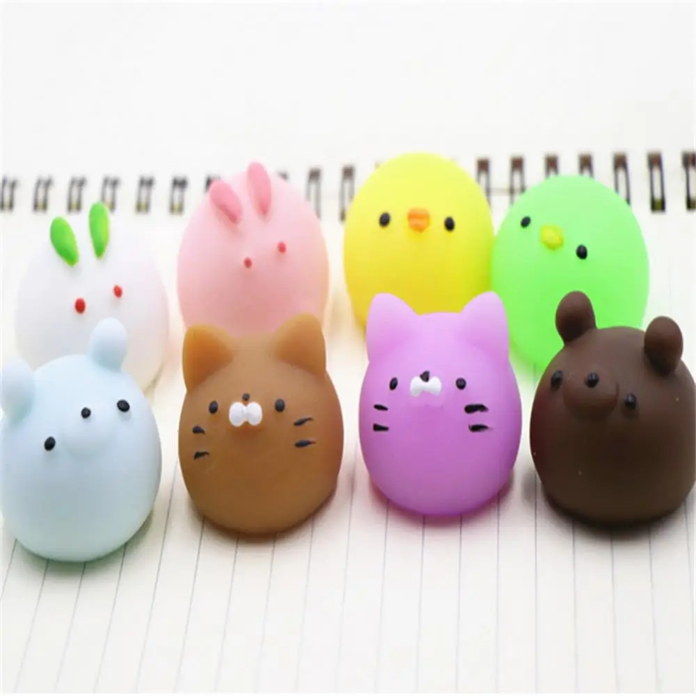 

Squishy Mini Multi-color pinch Fun decompression Squeeze toy Change Soft sticky funny cute animal Pig seal puppy Creative Gifts