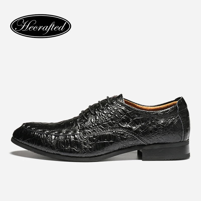

38~50 Men Formal Shoes Cow Split Leather Fashion Wedding Men Dress Shoes #1563