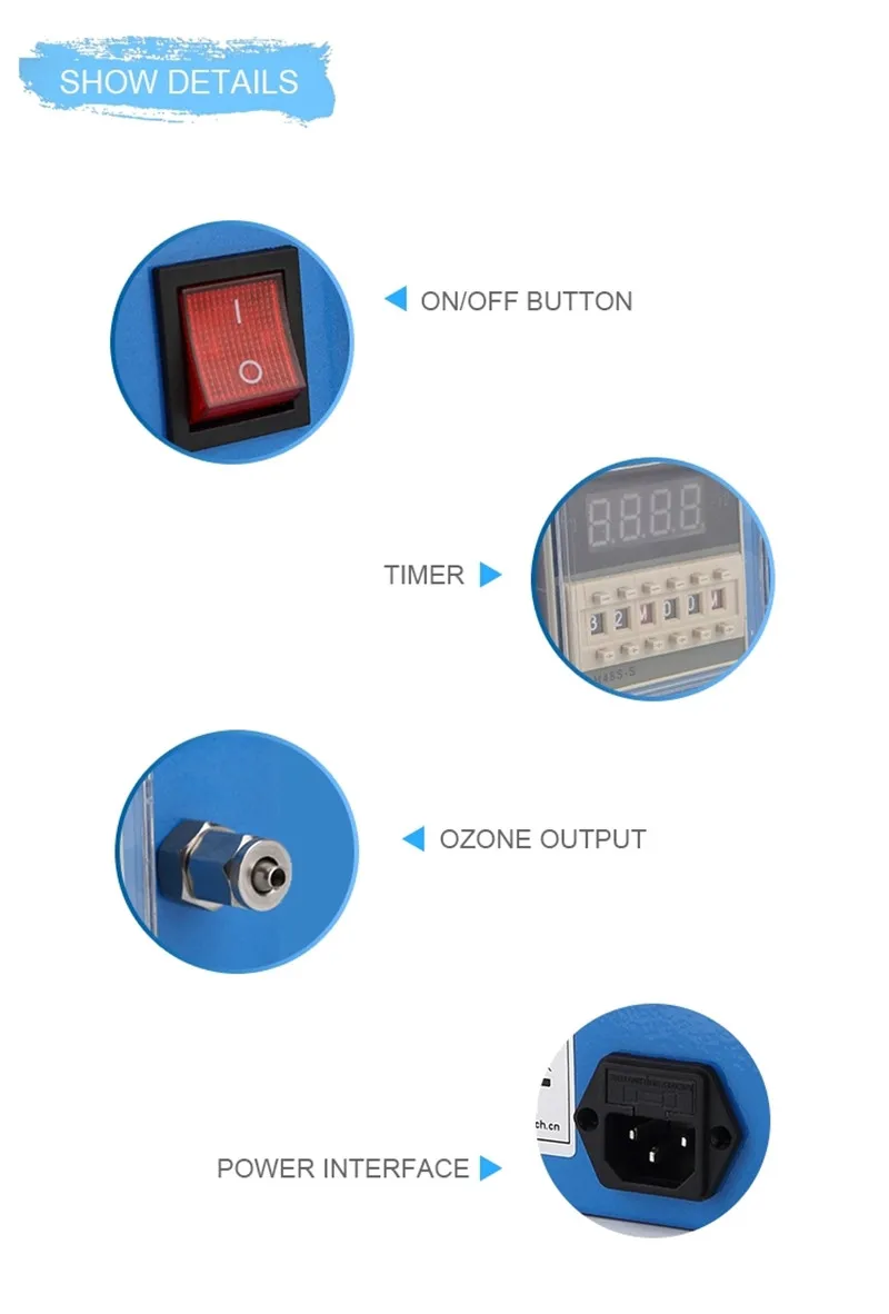 Озонатор для очистки воды, озоновый очиститель воздуха. Вода генератора озона с задержки таймера выход 1 г, 2 г, 3 г в час