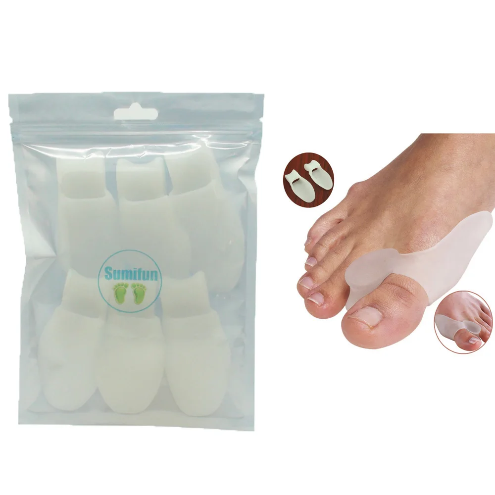 

3Pair Hallux Valgus Corrector Bone Thumb Orthotic Orthopedic Silicone Big Toe Separator Bunion Corrector Pedicure Z43201