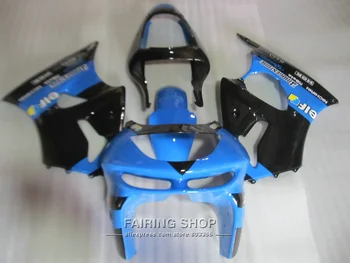 

Bodywork fairing kit For Kawasaki ZX6R 1998 1999 98 99 blue black ninja zx6r fairings set OI10