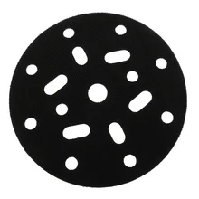 Disque de Protection pour tampon d'interface, 6 ", 150mm, 8 + 6/8 + 1 trous, accessoires d'outils électriques pour ponceuse, polissage et meulage, crochet et boucle, 2 pièces 