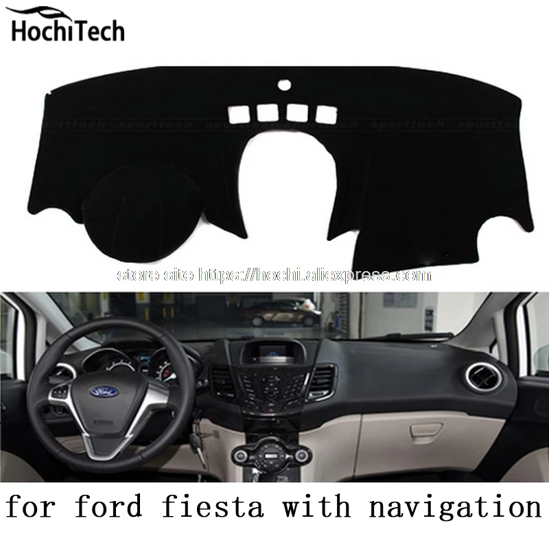 Коврик для приборной панели ford fiesta 2009 2016 защитный коврик затеняющая Подушка