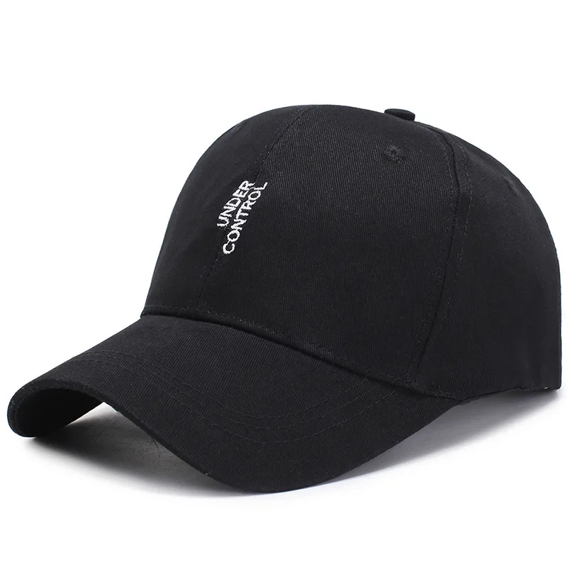 

Summer Lovers Baseball Cap with Embroiderd letter Long strap Breathable eyelet Adjustable Sport Dad Hat Fitness Skateboard Black