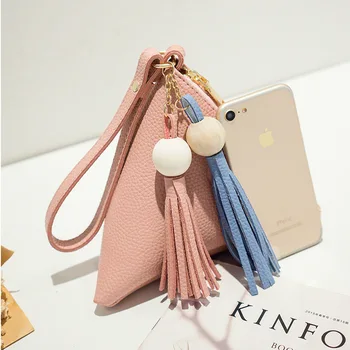 

033018 new hot women small tassel purse lady fashion cell phone bag