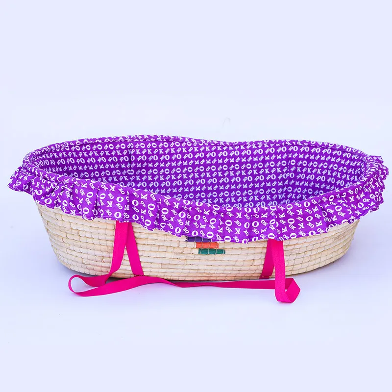 spesifikasi Jagung Tenun Panas Bayi Bayi Bayi Balita Tempat Tidur Bayi Tidur Boks Buatan Tangan Bayi Tempat Tidur Keranjang Anak Gadis Perjalanan Lipat Tempat Tidur berjalan