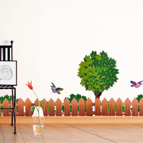 Fence the third generation wall stickers indoor tijuexian wall ...